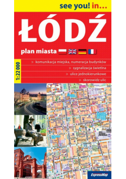 Łódź plan miasta 1:22 000