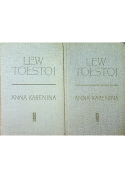 Anna Karenina tom 1 i 2