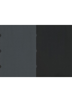 Zeszyt A5 Paper-oh Cahier Circulo w kratkę 40 kartek Black on Grey / Grey on Black