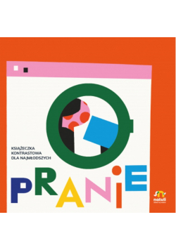 Książeczka kontrastowa dla dzieci Pranie
