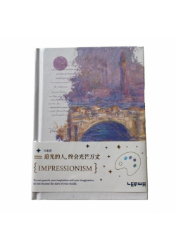 Notatnik A6/96K Monet most waterloo