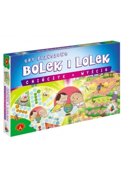 Bolek i Lolek. Chińczyk 6 os. + Wyścig