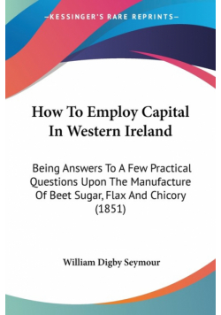 How To Employ Capital In Western Ireland