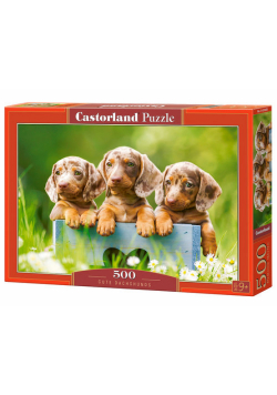 Puzzle 500 Cute Dachshunds