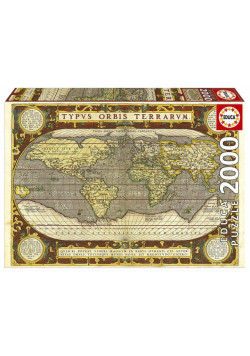 Puzzle 2000 Stara mapa świata