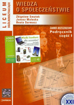 Wiedza o społeczeństwie Podręcznik Część 1
