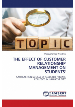The Effect Of Customer Relationship Management On Students'