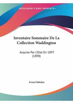 Inventaire Sommaire De La Collection Waddington