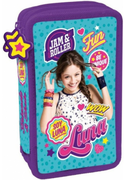 Piórnik podwójny z wyposażeniem Soy Luna