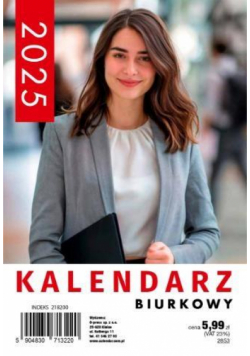 Kalendarz 2025 A5 Biurkowy
