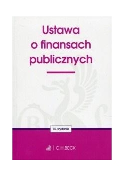 Ustawa o finansach publicznych w.16