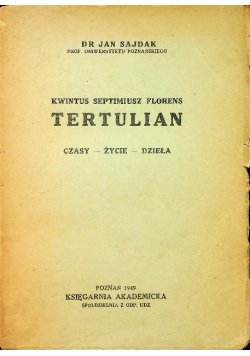 Kwintus Septimiusz Florens Tertulian 1949 r.