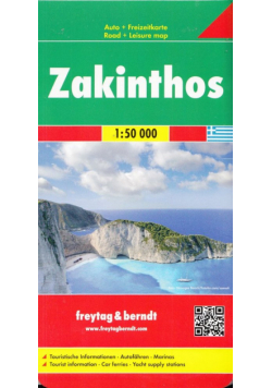 Zakinthos mapa 1:50 000 Freytag  Berndt