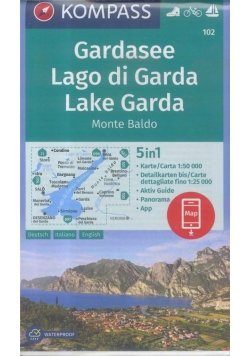Gardasee/Lago di Garda/Lake Garda 1:50 000 Kompass