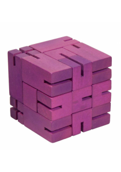 IQ-Test Flexi Cube, drewno, fiolet 17514
