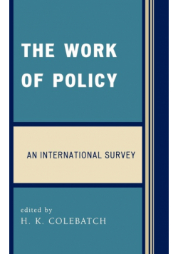 The Work of Policy