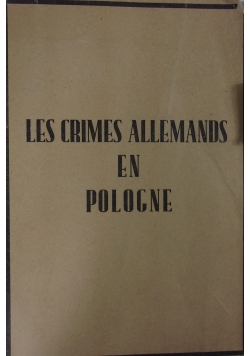 Les crimes allemands en pologne, 1948 r.