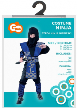 Strój Ninja rozmiar 110/120cm