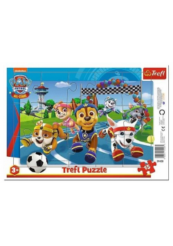 Puzzle ramkowe 15 Uczynne pieski TREFL