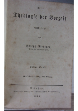 Theologie der Borgeit, 1853 r.