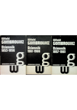 Gombrowicz dzienniki Tomy I do III