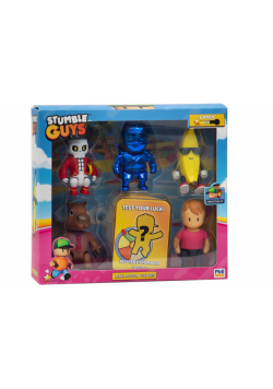 Stumble Guys Mini Action Figures 6 Pack Deluxe Box B