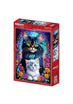 Puzzle 1000 Matczyna miłość - Koty