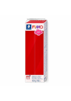 Masa termoutwardzalna Fimo 454g czerwony świątecz.