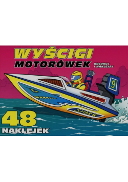 Wyścigi motorówek Koloruj i naklejaj