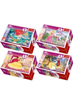 Puzzle 54 mini Księżniczki mixTREFL