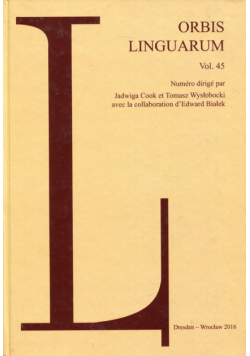 Orbis Linguarum vol 45