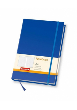 Notes Milano A6 80 kartek w kratkę niebieski