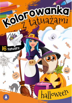 Kolorowanka z tatuażami Halloween