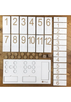 Tablica matematyczna liczenie i dodawanie do 12