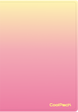 Teczka clear book A4 Coolpack Gradient 20 koszulek PEACH