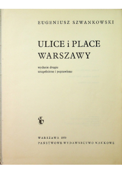 Ulice i place Warszawy