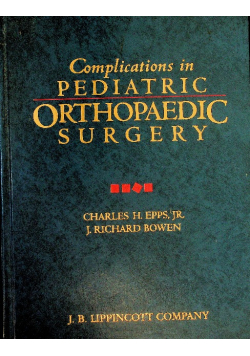 Complications in Pediatric Orthopaedic Surgery