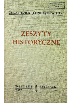 Zeszyty historyczne 96