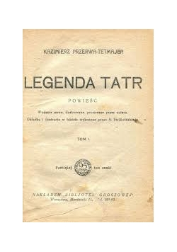 Legenda Tatr, 1927r.