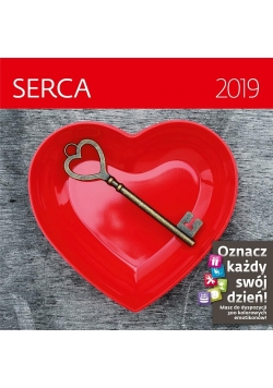Kalendarz 2019 30x30 Serca HELMA