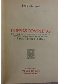 Poesias Completas, 1945