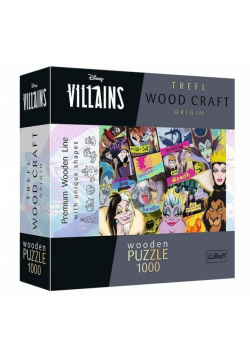 Puzzle drewniane 1000 Zlot złoczyńców TREFL