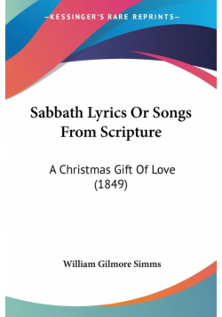 Sabbath Lyrics Or Songs From Scripture