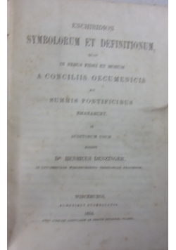 Enchiridion symbolorum et definitionum,1854r