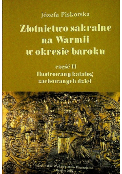 Złotnictwo sakralne na Warmii w okresie baroku Część 2