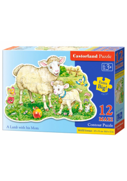 Puzzle MAXI Konturowe:	Cows on a Meadow12