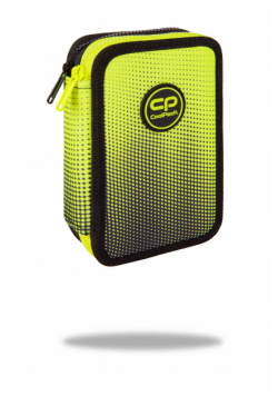 Piórnik 2-komorowy z wyposażeniem Coolpack jumper 3 gradient lemon
