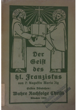 Der Geist des hl.Francistaus ,1924r.