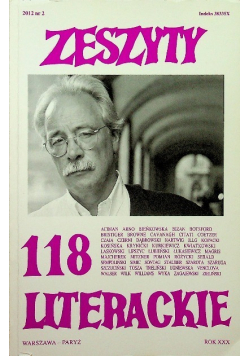 Zeszyty literackie Nr 118