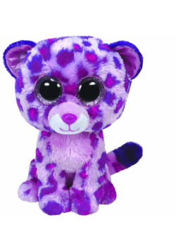Beanie Boos Glamour - różowy leopard średni